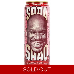 AriZona Shaq Soda Strawberry Cream Soda 695ml Big Can